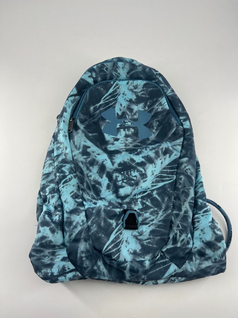 Under Armour Sack Backpack Blue Tie dye Camo School Cinch Bag Zippers